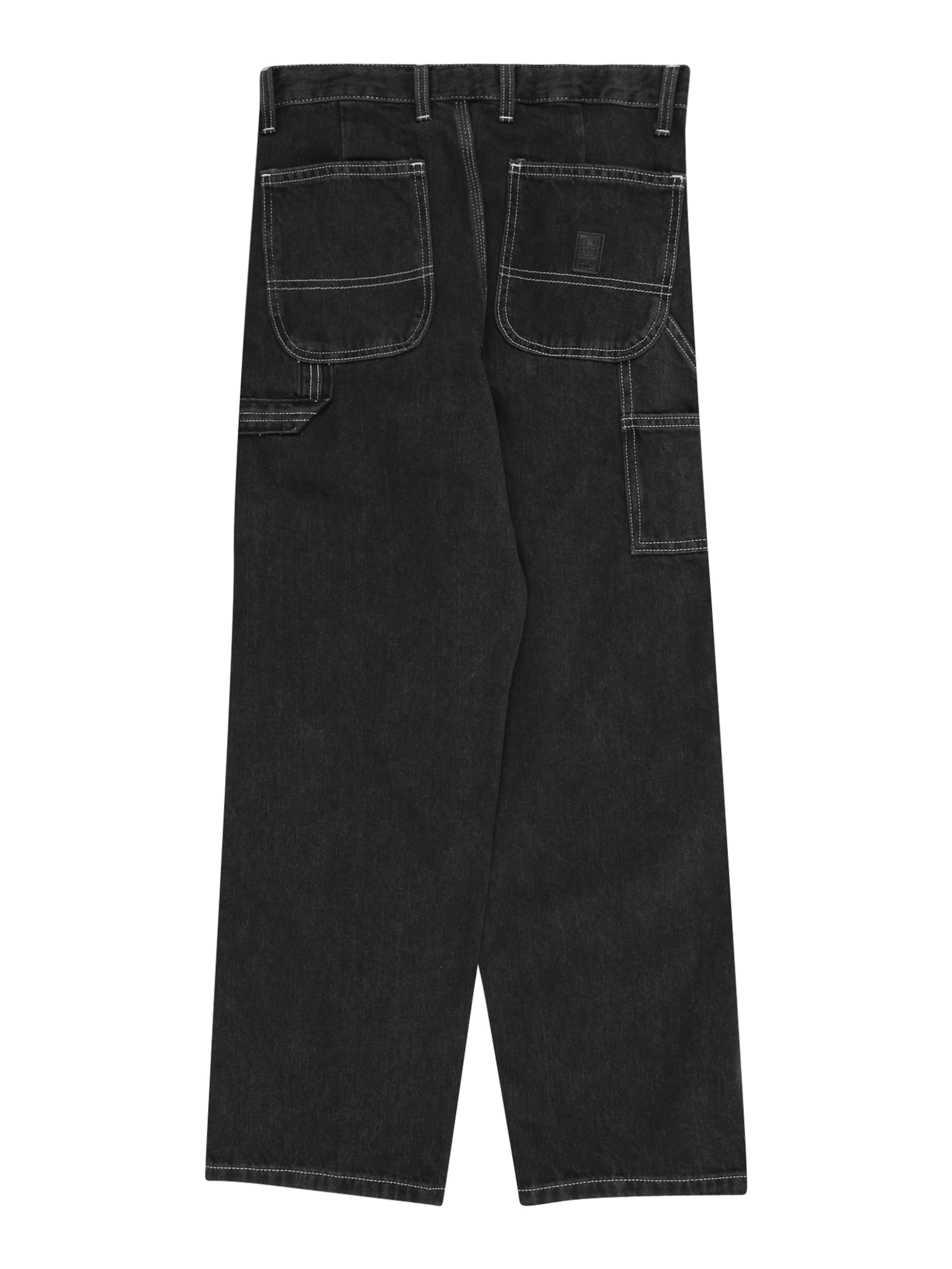 Jack & Jones Junior Baggy Jeans 'JJIAlex JJCarpenter' in Black