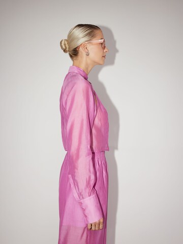 Camicia da donna 'Maija' di LeGer by Lena Gercke in rosa: lato