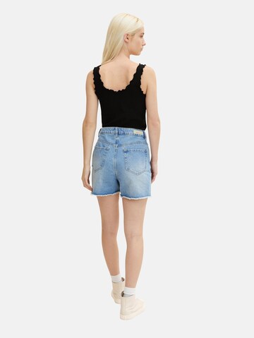 TOM TAILOR DENIM Regular Shorts in Blau