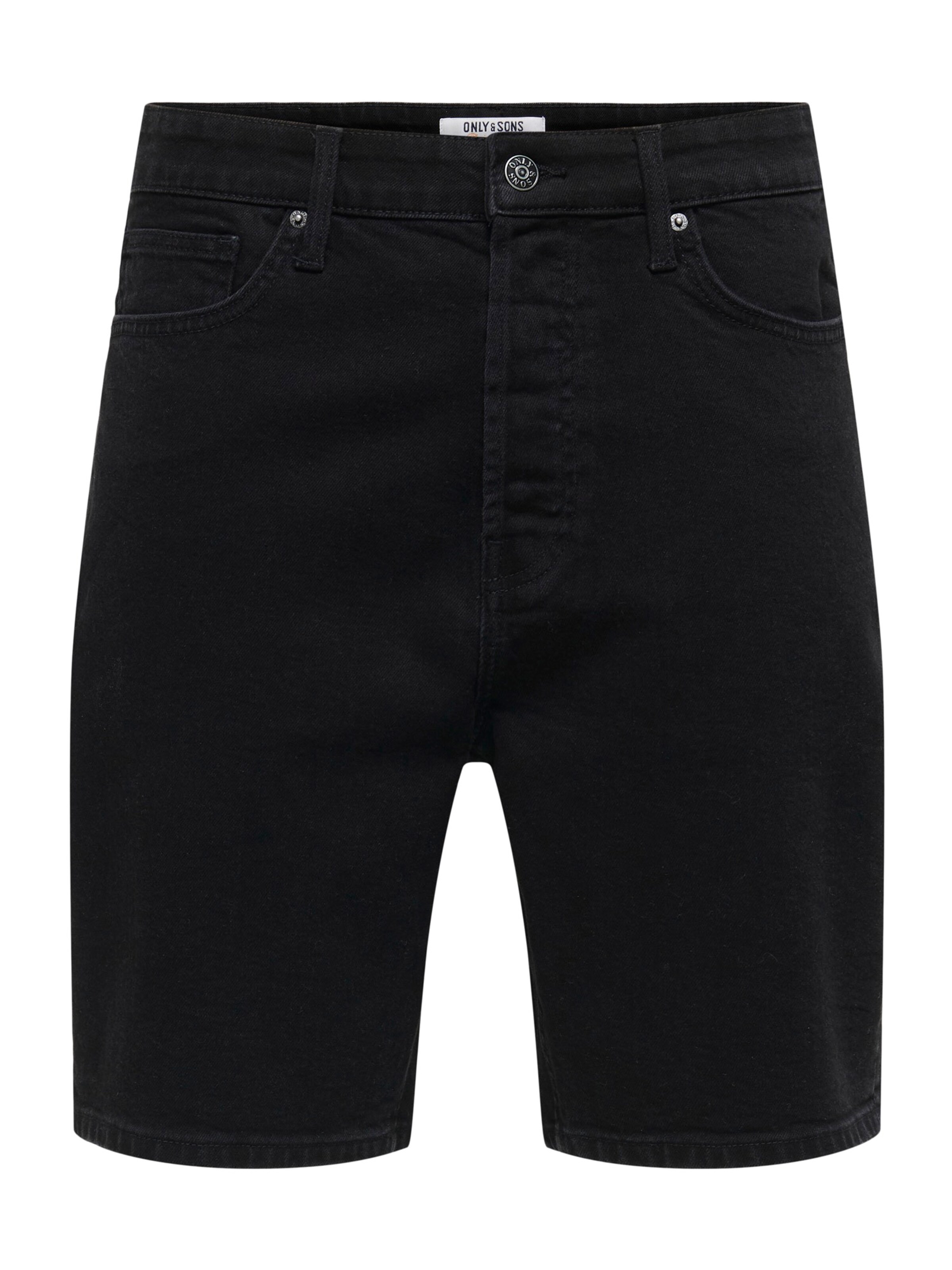 Largi Jeans 'ONSFADE' de la Only & Sons pe negru: față
