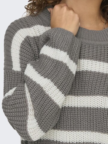 JDY Sweater 'JUSTY' in Grey