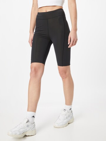 ICEPEAK Skinny Sportovní kalhoty 'ANKENA' – černá: přední strana
