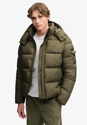 Superdry & Co Winter Jacket in Green: front