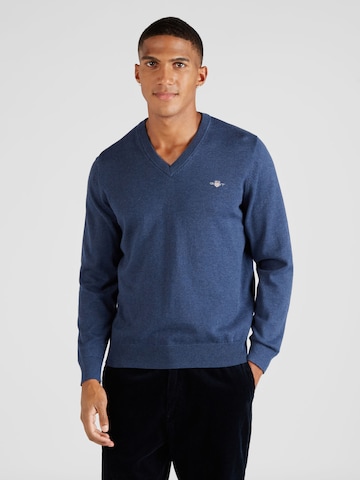 GANT Trui 'CLASSIC' in Blauw: voorkant