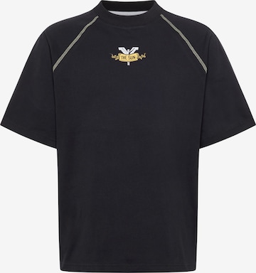 T-Shirt ' Eichbichler ' Carlo Colucci en noir : devant