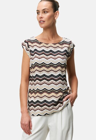 zero Bluse in Braun: Vorderseite