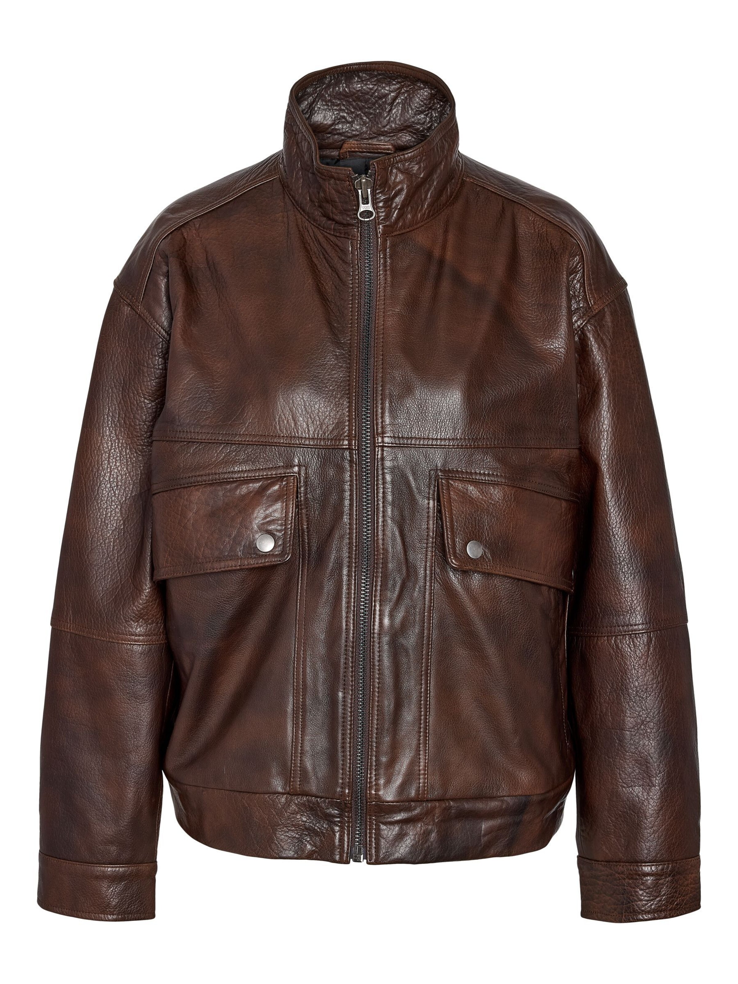 Veste mi-saison 'NMFlora' Noisy may en marron : devant