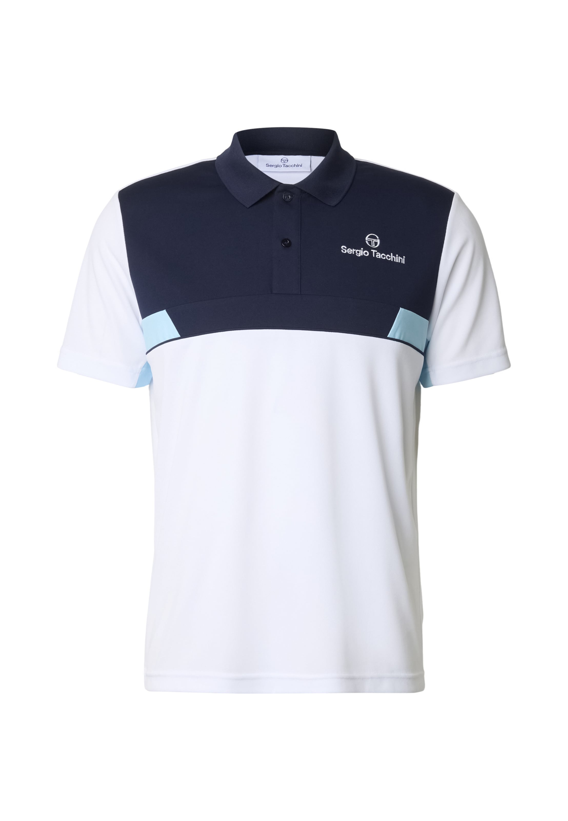 Sergio Tacchini Shirt 'Granada' in Wit: voorkant