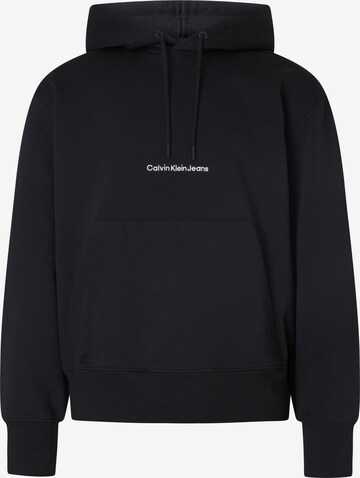 Calvin Klein Jeans Plus Sweatshirt in Schwarz: predná strana