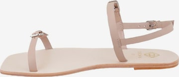 Desa Sandale 'Sandalen' in Beige: Vorderseite