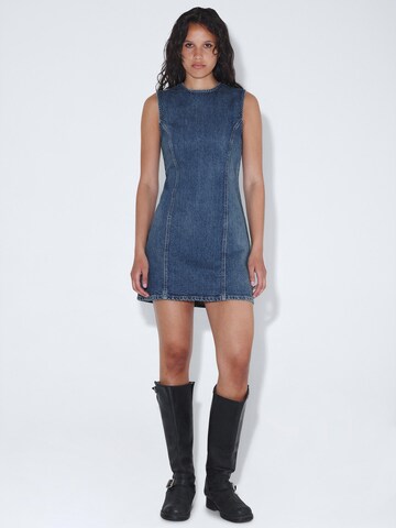 Dr. Denim Jurk 'Calista' in Blauw