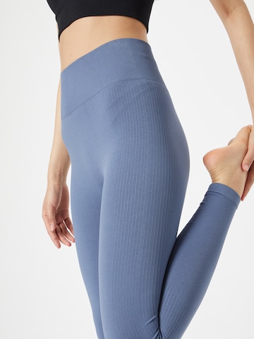 Athlecia Skinny Workout Pants 'Balance' in Blue