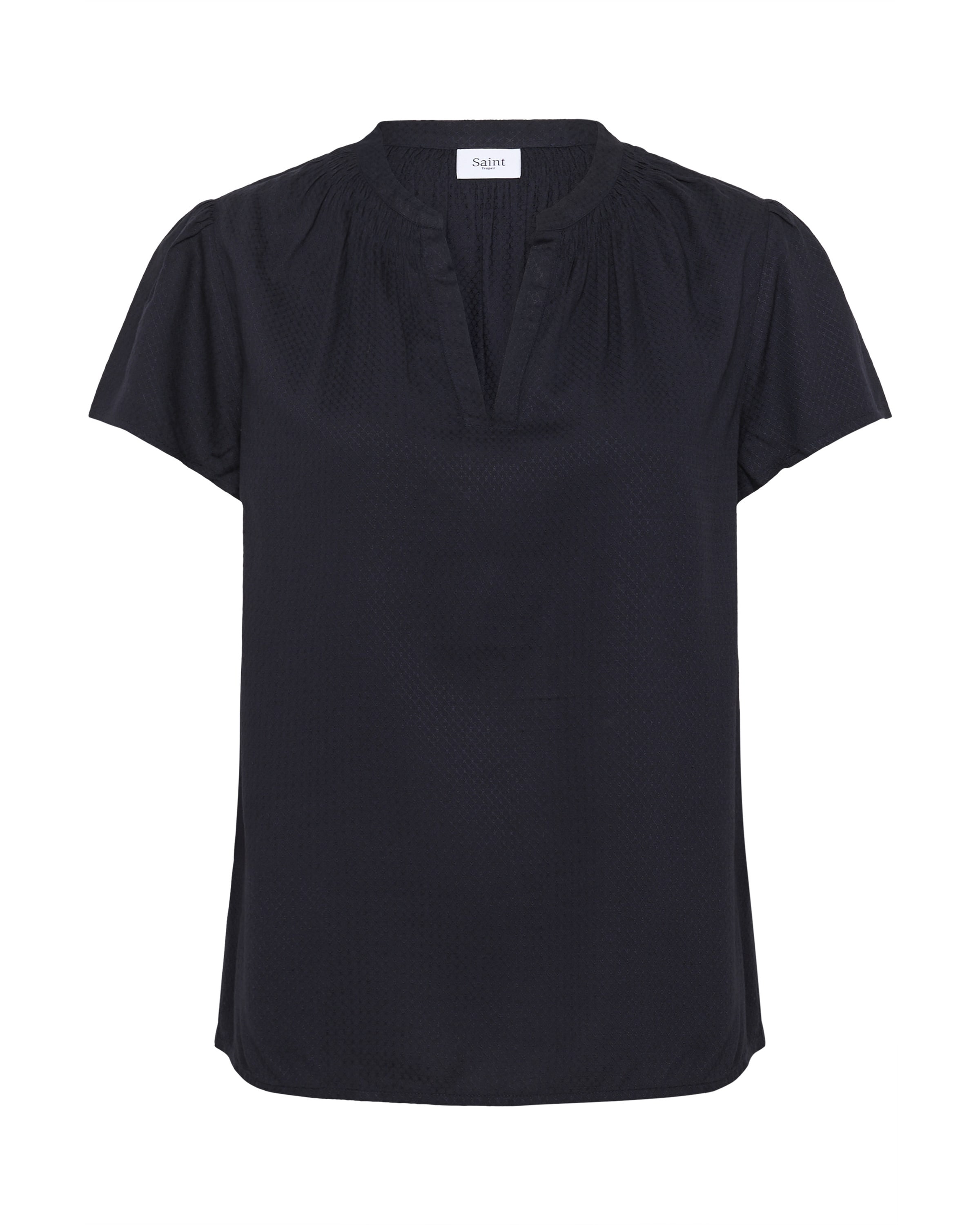 SAINT TROPEZ Bluse in Blau: Vorderseite
