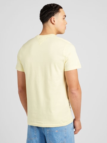 Tommy Jeans - Regular Fit Camisa em amarelo