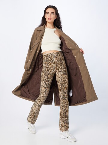 Ragdoll LA Flared Leggings in Brown