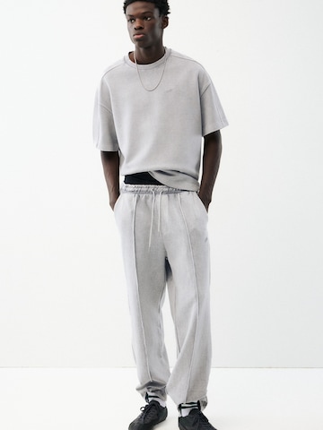 Pull&Bear Mikina 'STWD' – šedá