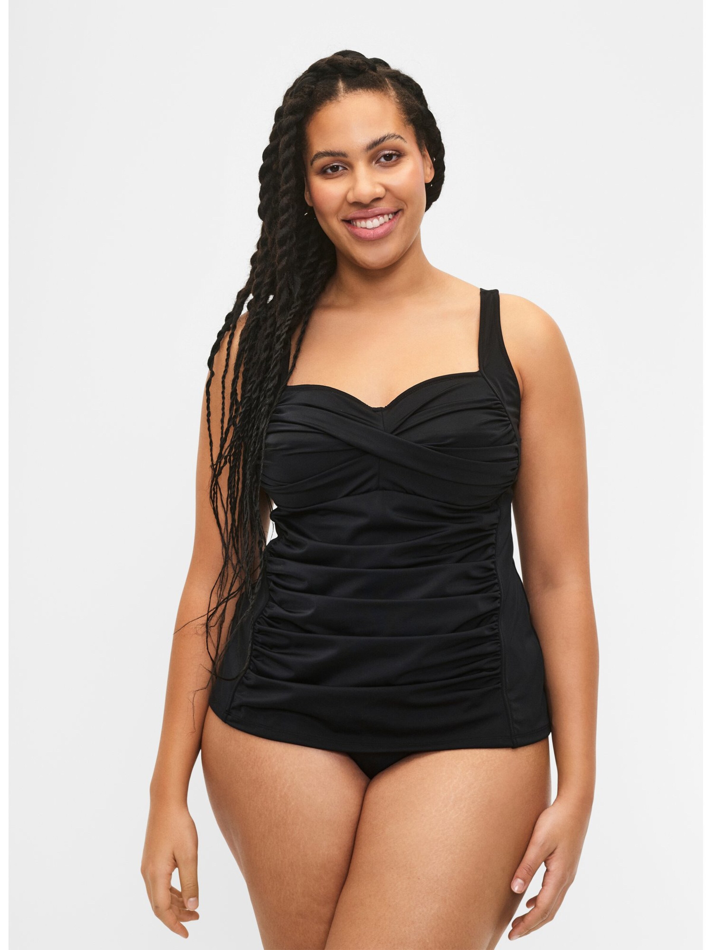 Swim by Zizzi Clasico Top de tankini SBasic en Negro ABOUT YOU
