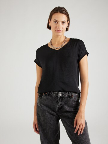 Maglietta di QS in nero: frontale