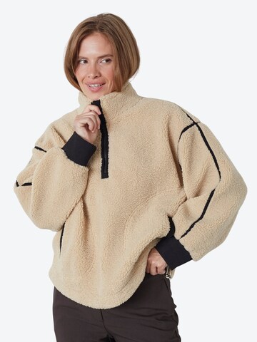 Pull-over 'Madin' co'couture en beige