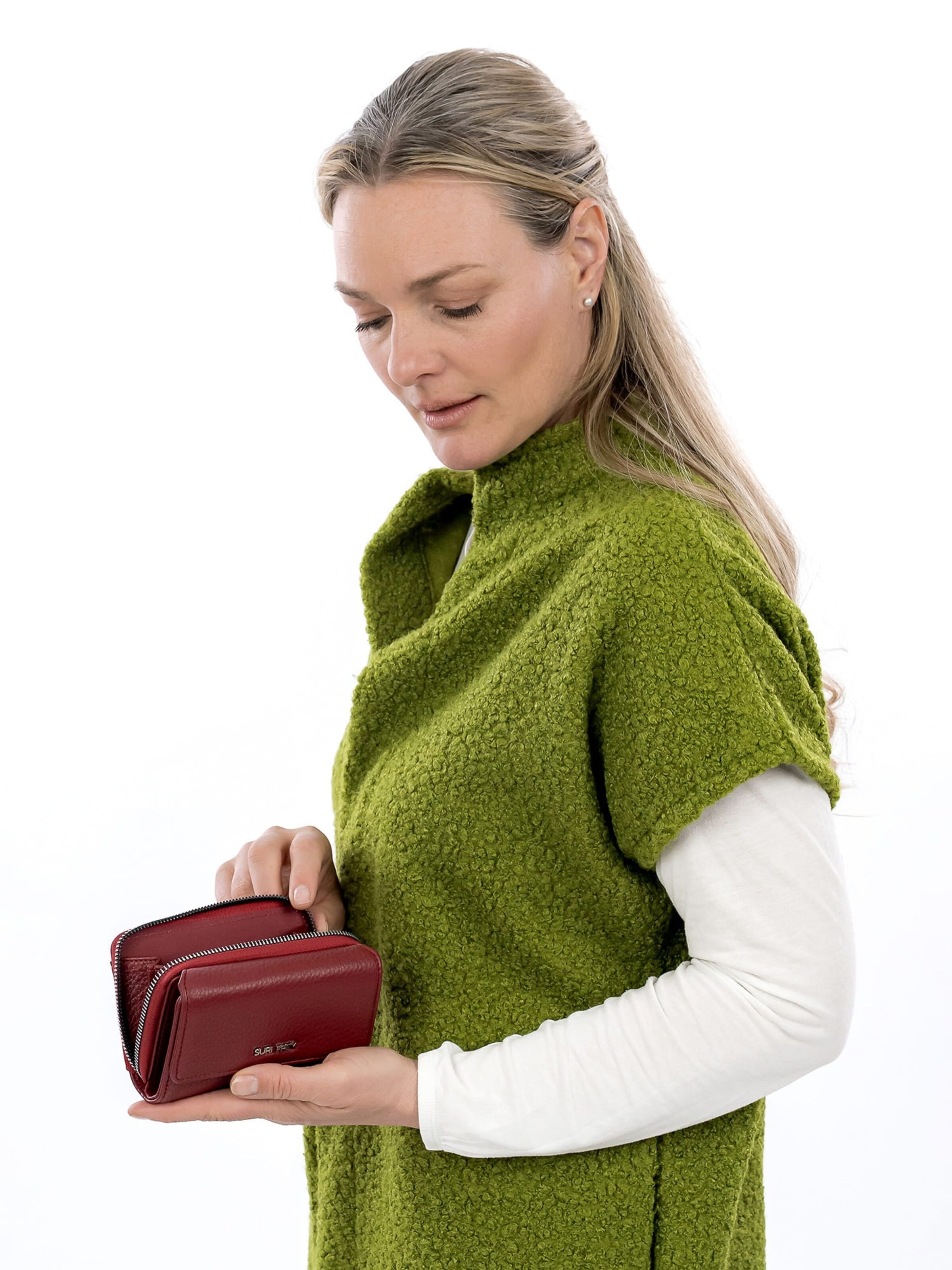 Suri Frey Portemonnee 'Tiffy' in Rood: voorkant