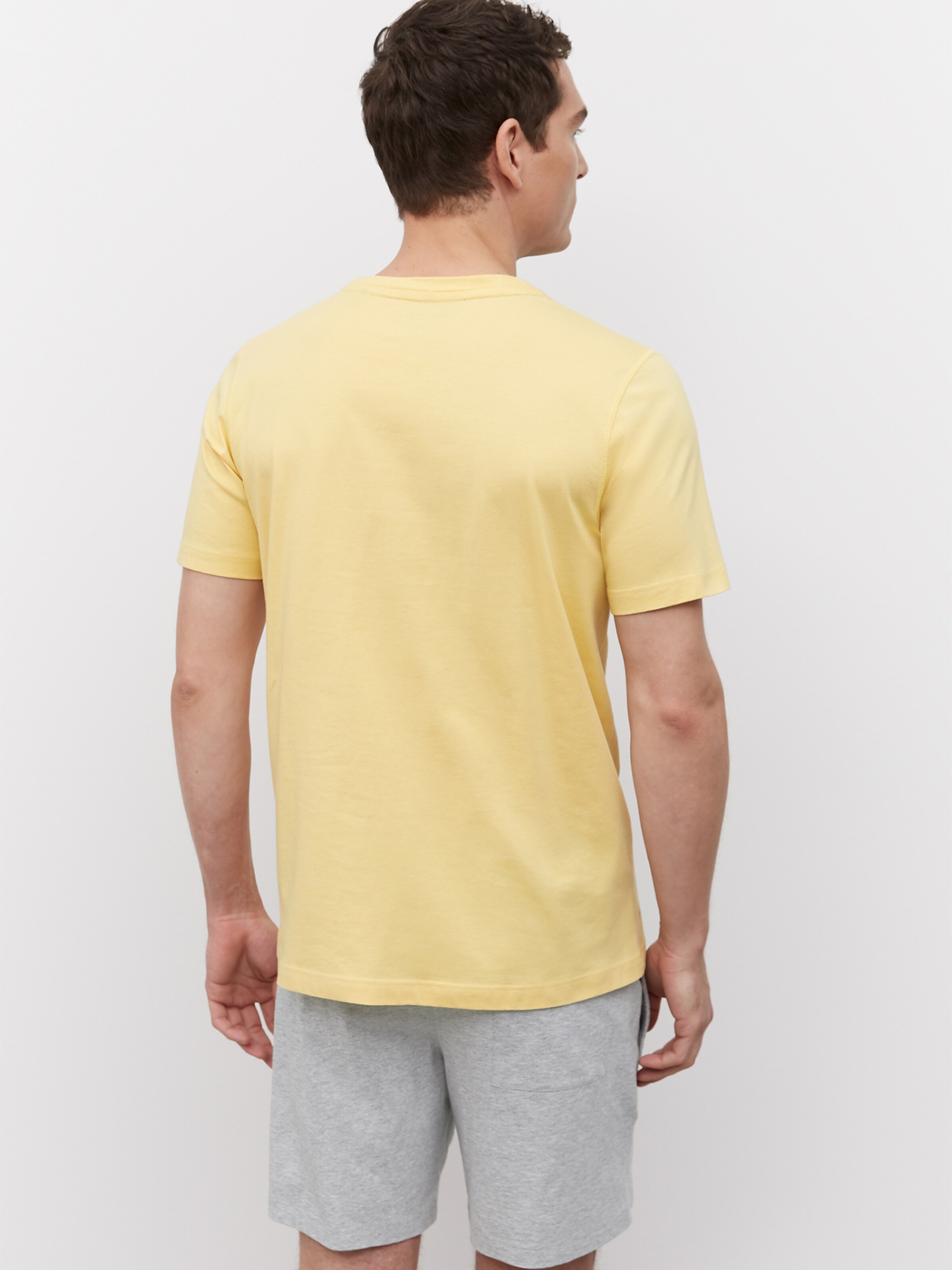Männer Wäsche Marc O'Polo Pyjama ' Night Fever ' in Gelb, Hellgrau - RS38341 Männer Wäsche Marc O'Polo Pyjama ' Night Fever ' in Gelb, Hellgrau - RS38341