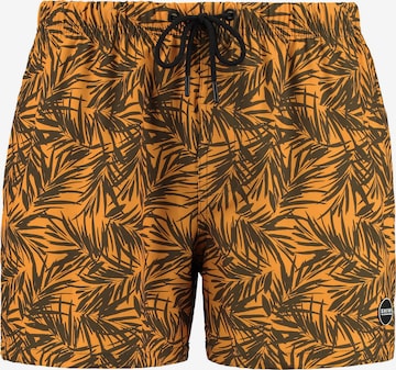 Pantaloncini da bagno 'Bamboo' di Shiwi in arancione: frontale