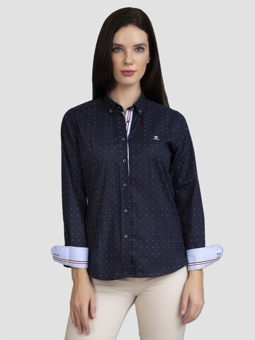 Camicia da donna 'Derry' di Sir Raymond Tailor in blu: frontale