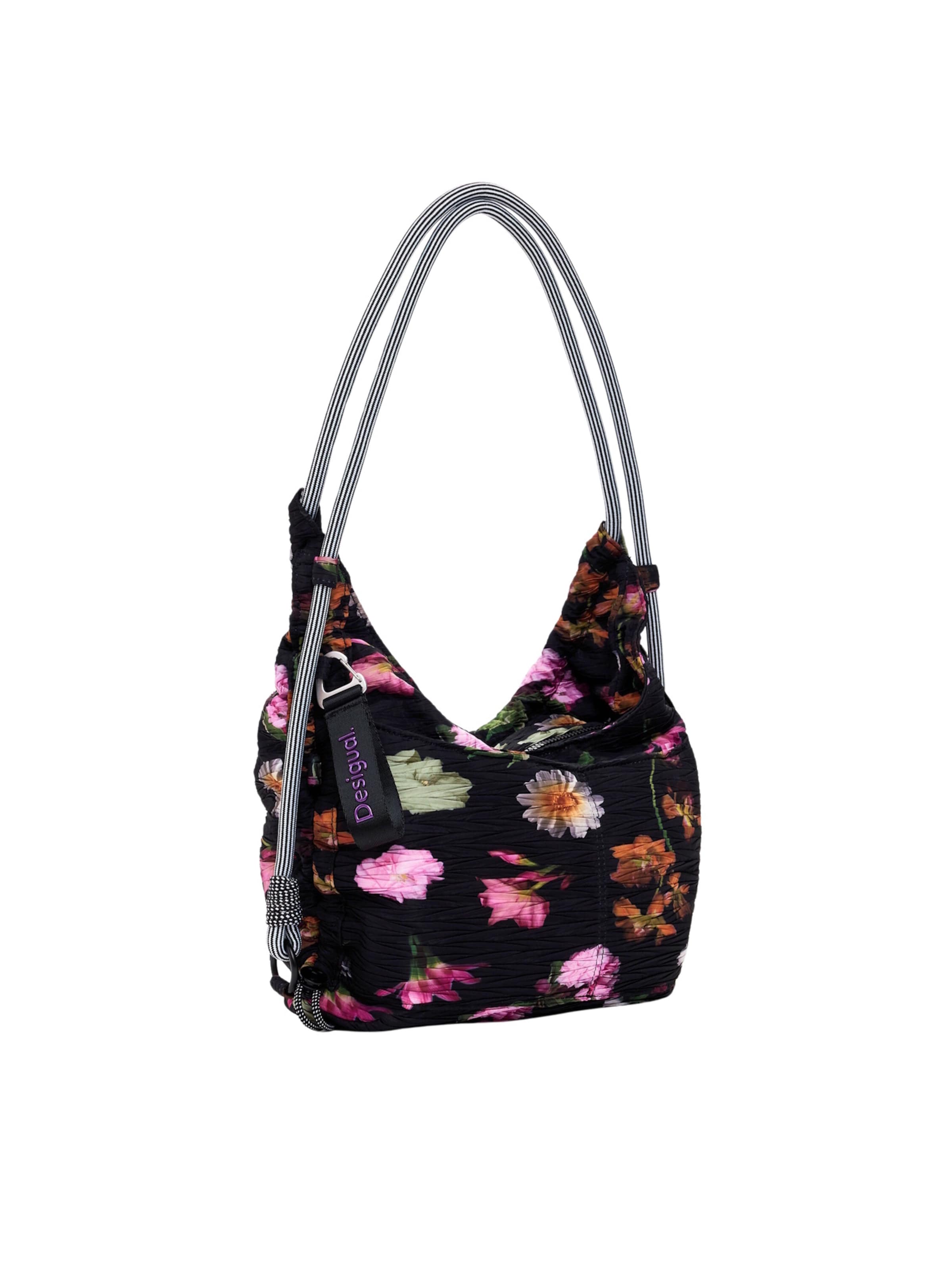 Desigual Schultertasche in Schwarz