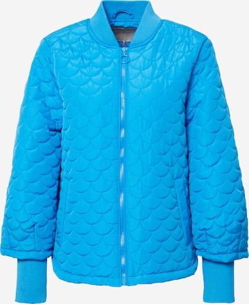 Freequent Between-Season Jacket in Blue: front