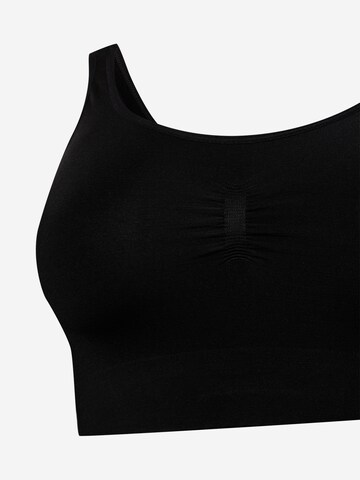 Bustier Soutien-gorge 'Seamless' Devoted by Zizzi en noir