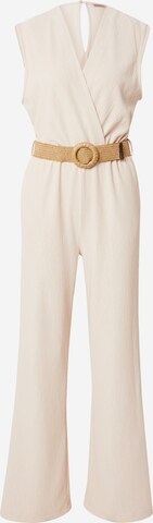 Esqualo Jumpsuit in Beige: front