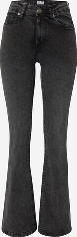 Urban Classics Flared Jeans in Black: front