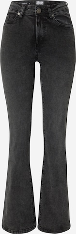 Urban Classics Flared Jeans in Zwart: voorkant