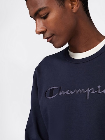 Sweat-shirt Champion Authentic Athletic Apparel en bleu