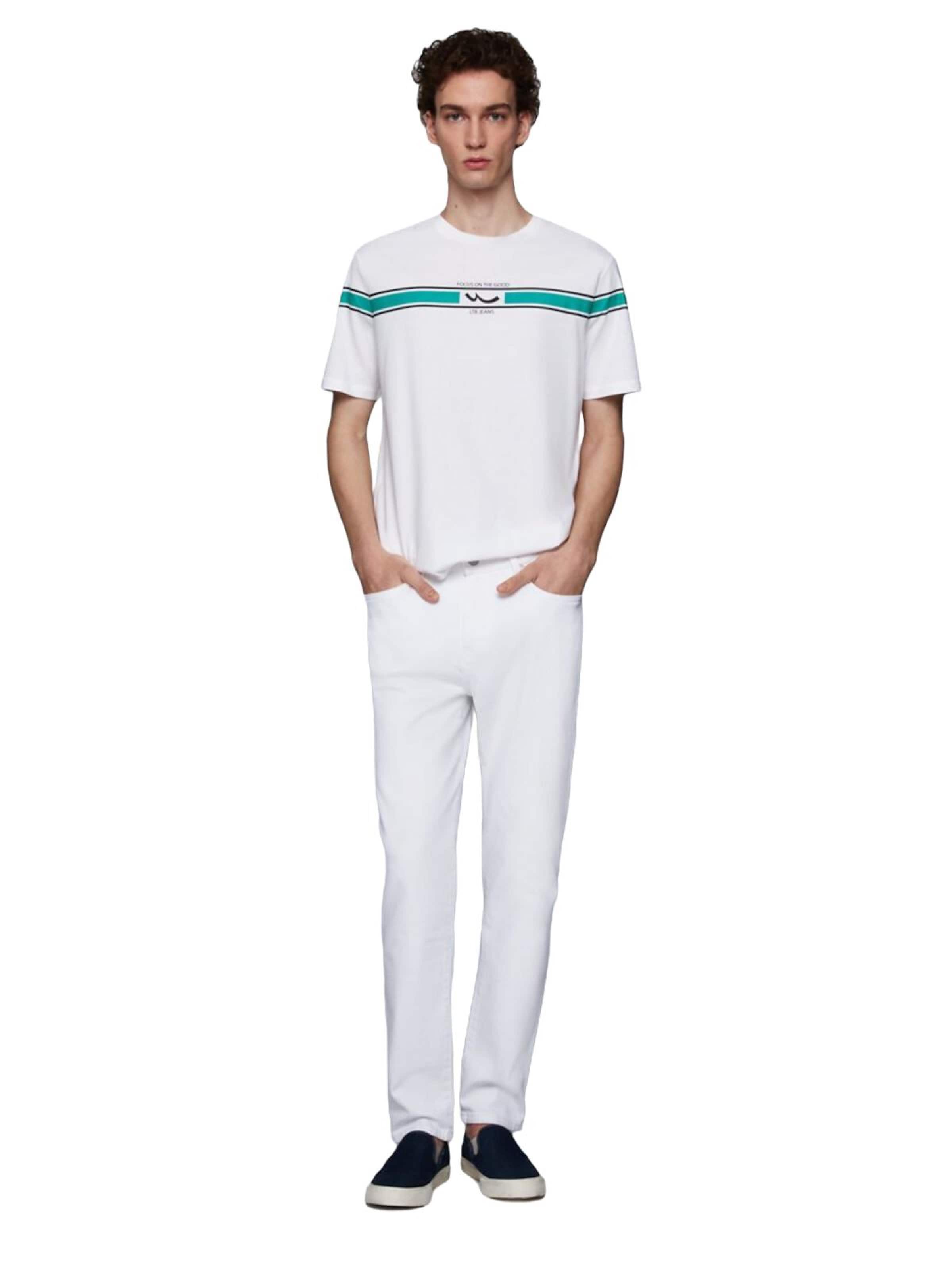 LTB Jeans - Tapered Vaquero 'Renar' en blanco