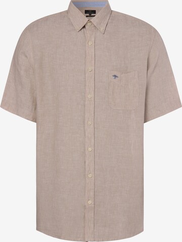 FYNCH-HATTON Button Up Shirt in Beige: front