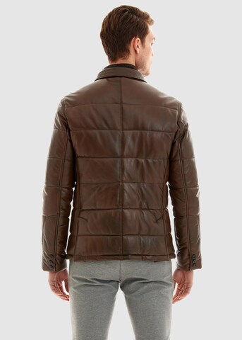 PIERRE CARDIN Winterjas in Bruin