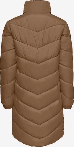 JDY Winter Coat 'NEW FINNO' in Brown