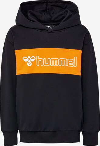 Hummel Sweatshirt 'Atlas' in Zwart: voorkant