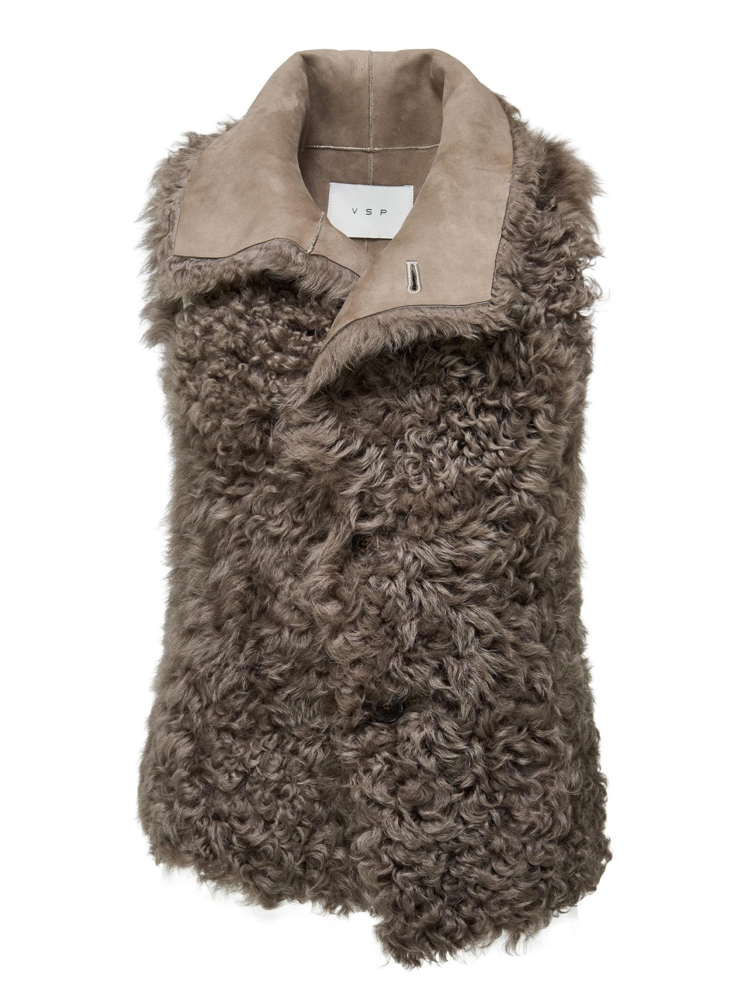 Gilet 'Solene' di V S P in grigio: frontale