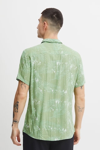 11 Project Regular fit Button Up Shirt 'Barba' in Green