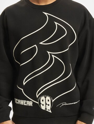 ROCAWEAR Sweatshirt 'Courtside' in Schwarz