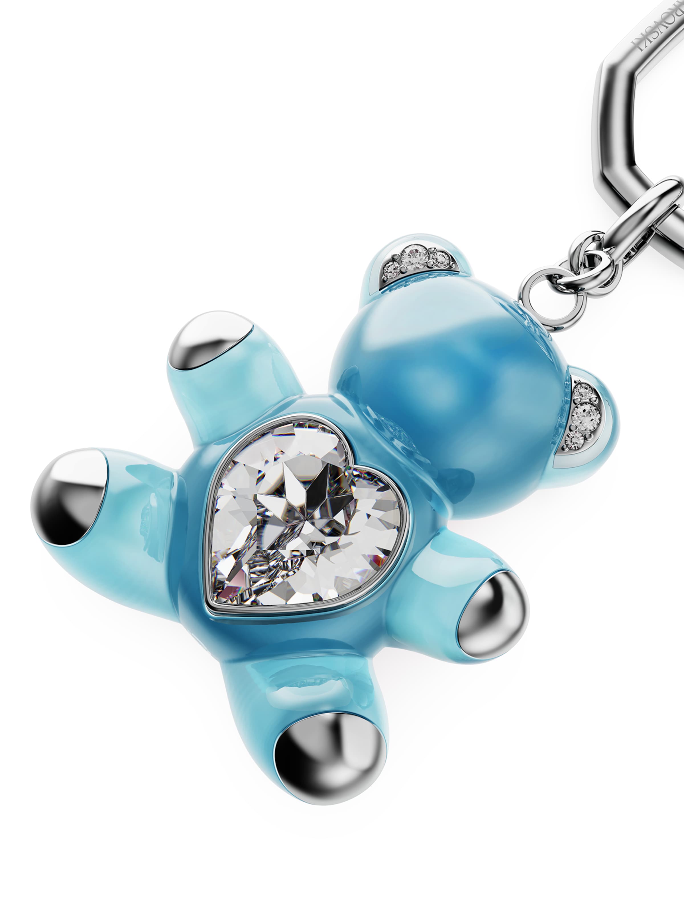 Swarovski Key ring 'Teddy' in Blue
