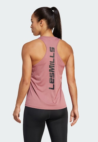 ADIDAS PERFORMANCE Αθλητικό τοπ 'Les Mills' σε ροζ