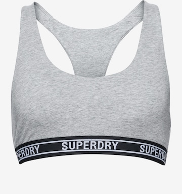 Superdry Sports Bra in Grey: front