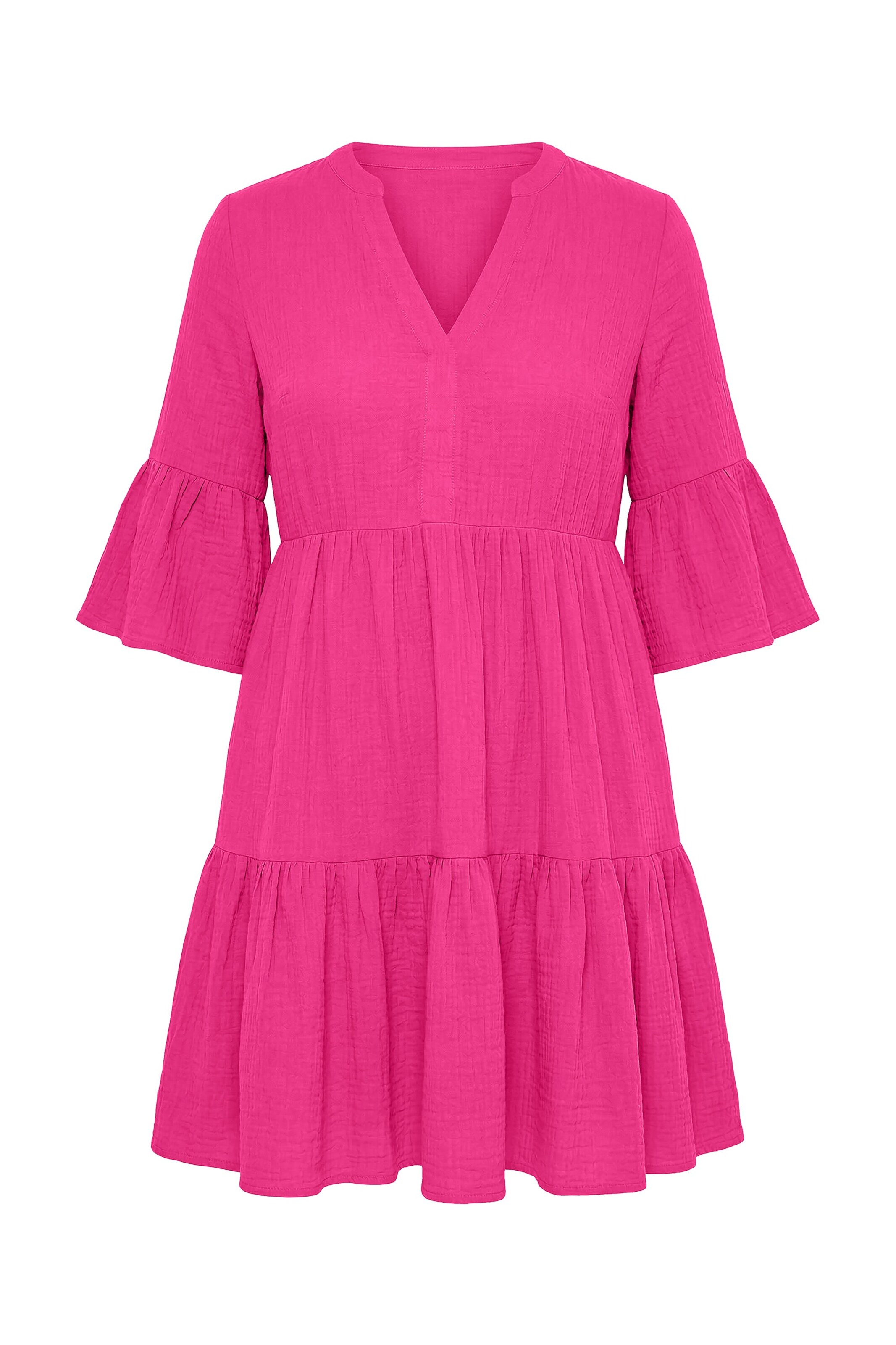 Studio Untold Jurk in Roze: voorkant