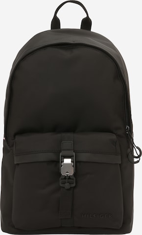 TOMMY HILFIGER Rucksack in Schwarz: predná strana