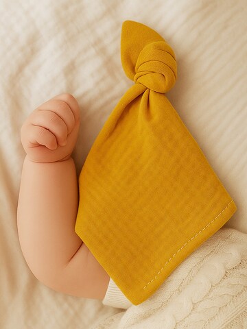 PAPATE - Manta para bebé 'Organic Cotton Swaddles' en amarillo