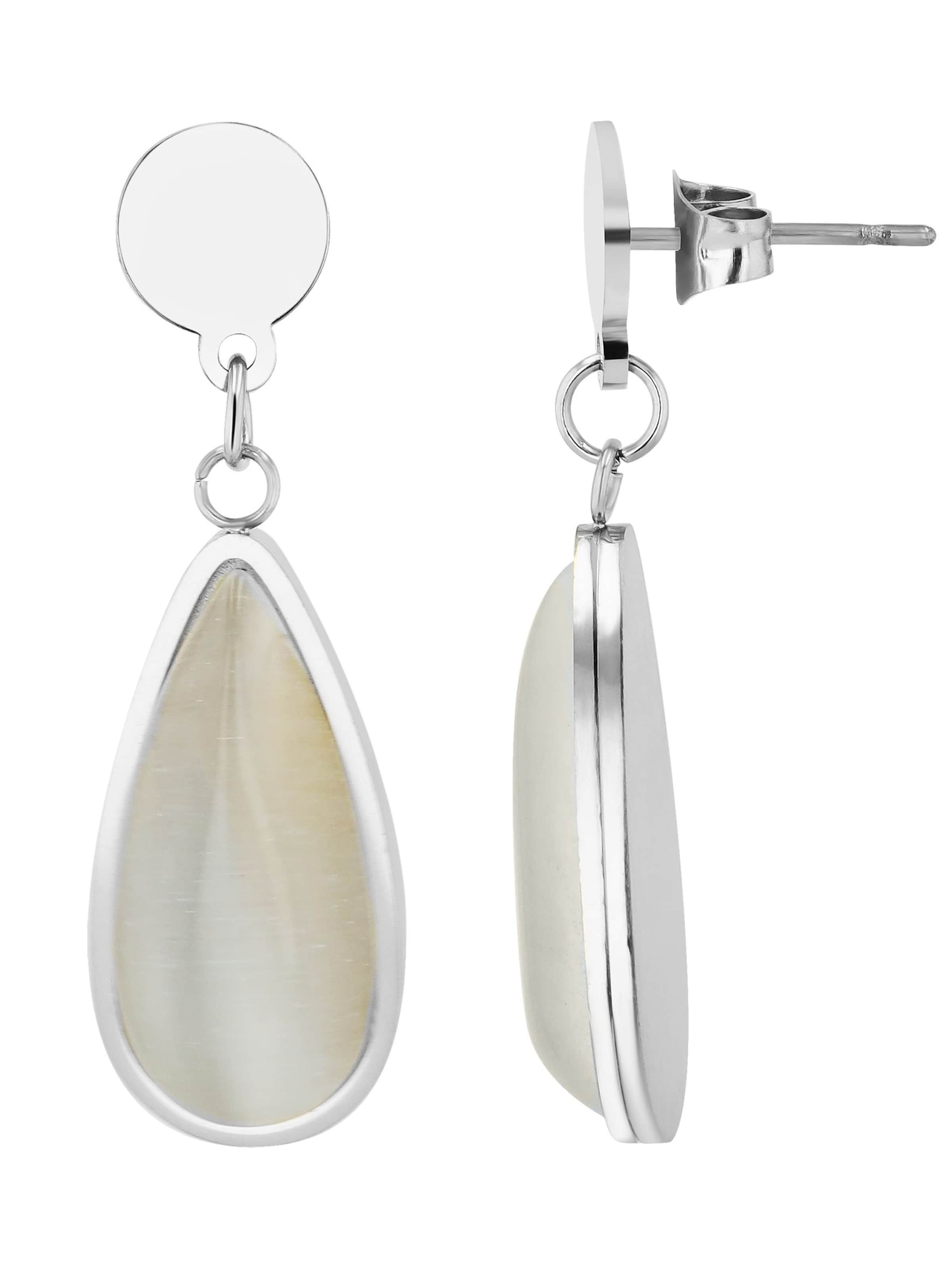 Akzent Schmuckset 'Edelstahl silber'‌ in Silber
