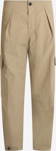 Loosefit Pantalon cargo DARK LABEL en beige : devant